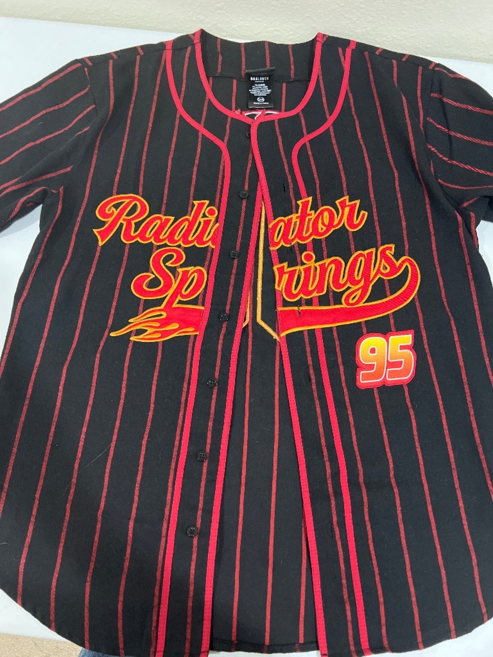 Disney Pixar Boxlunch Cars, Radiator Springs Jersey sz Small